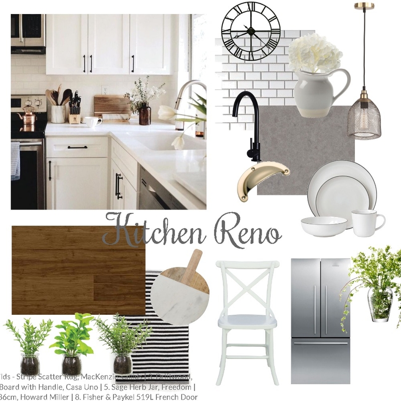 Project: Mum and Dad's Kitchen Reno Mood Board by thebohemianstylist on Style Sourcebook
