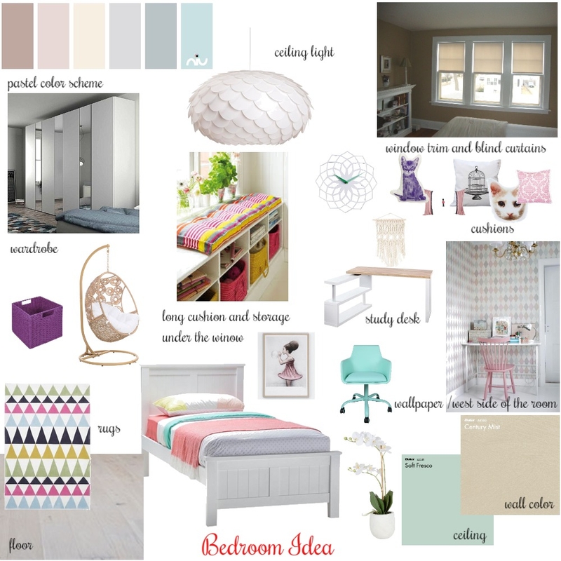 Kids Bedroom Idea Mood Board by Artemisaz on Style Sourcebook