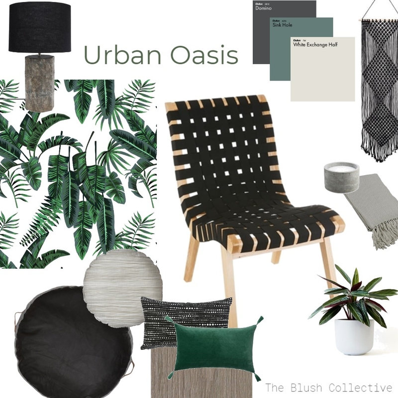Modern Jungle Mood Board by TheBlushCollective on Style Sourcebook