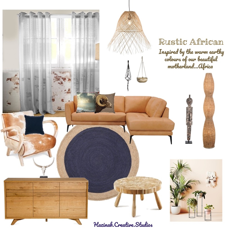 Rustic African Mood Board by Gugz on Style Sourcebook