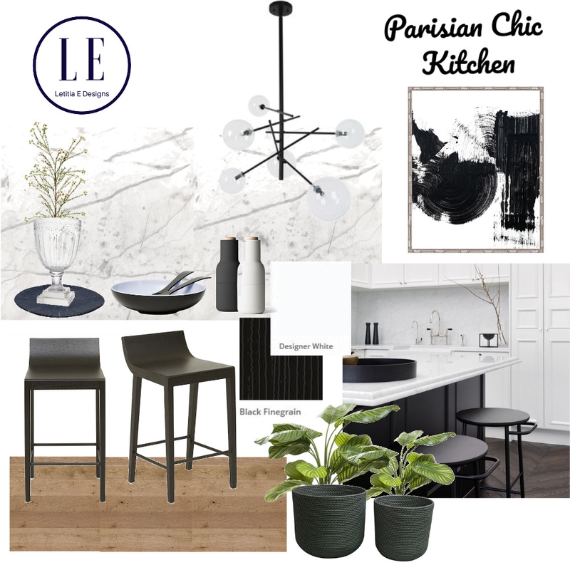 parisian chic kitchen Mood Board by Letitiaedesigns on Style Sourcebook