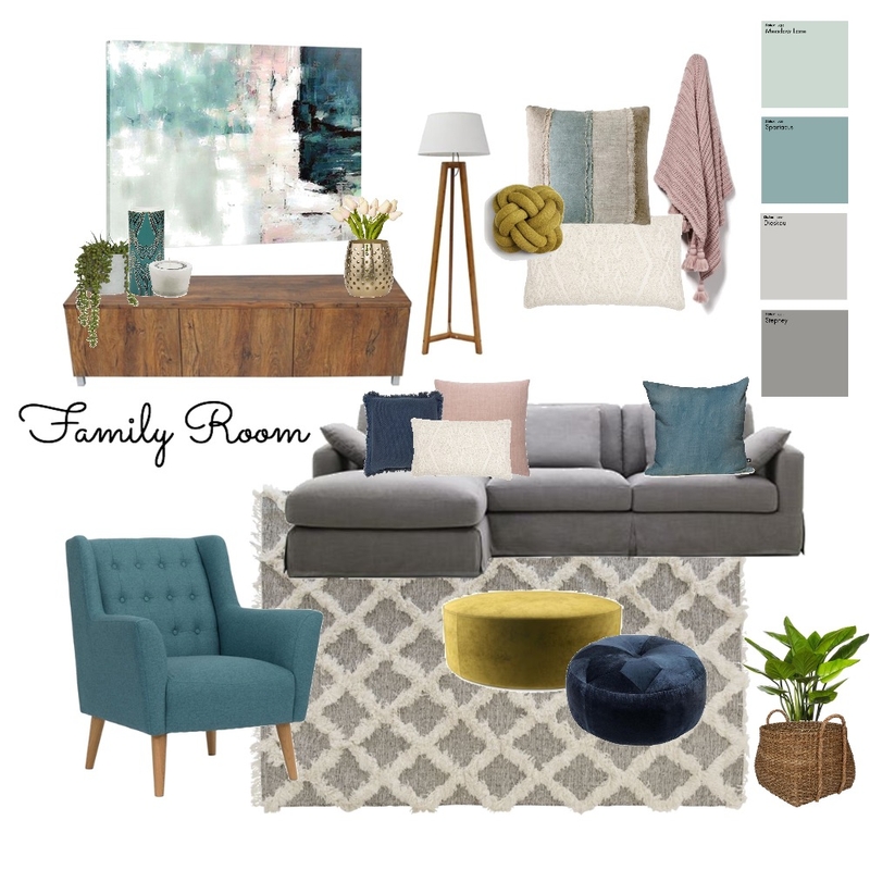 Family Room Mood Board by Jackie Fyfe Interiors on Style Sourcebook