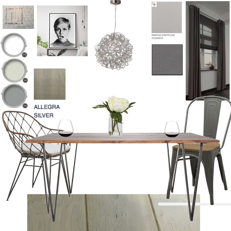 Industrial/eclectic Dining Room Mood Board by LMH Interiors on Style Sourcebook