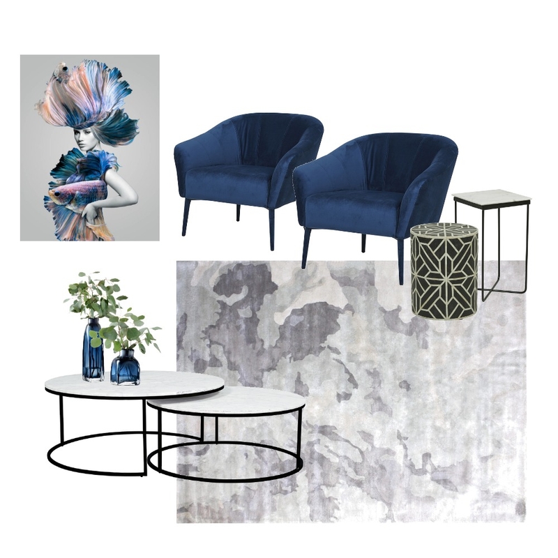 Living Room Mood Board by Carla Phillips Designs on Style Sourcebook