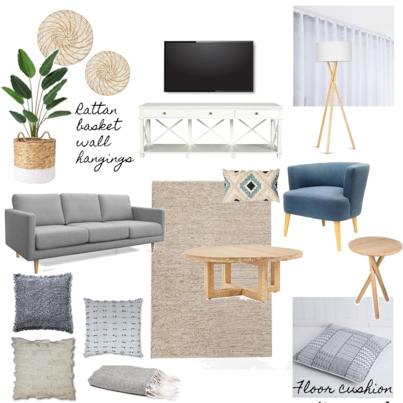 Nerida Living Room Option 1 (d) Mood Board by GeorgeieG43 on Style Sourcebook