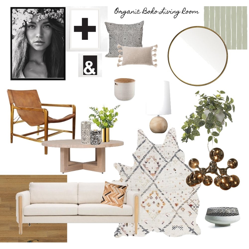 Organic Neutral Living Mood Board by AnnabelFoster on Style Sourcebook