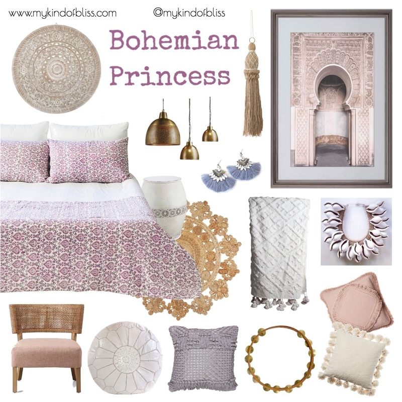 BOHEMIAN PRINCESS Mood Board by My Kind Of Bliss on Style Sourcebook