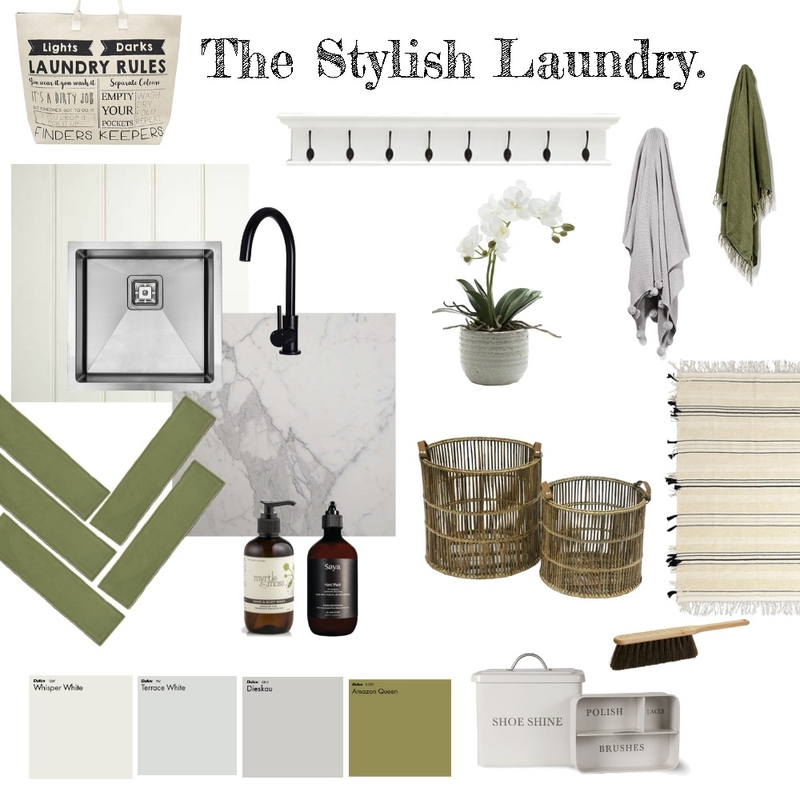 Laundry Mood Board by thebohemianstylist on Style Sourcebook