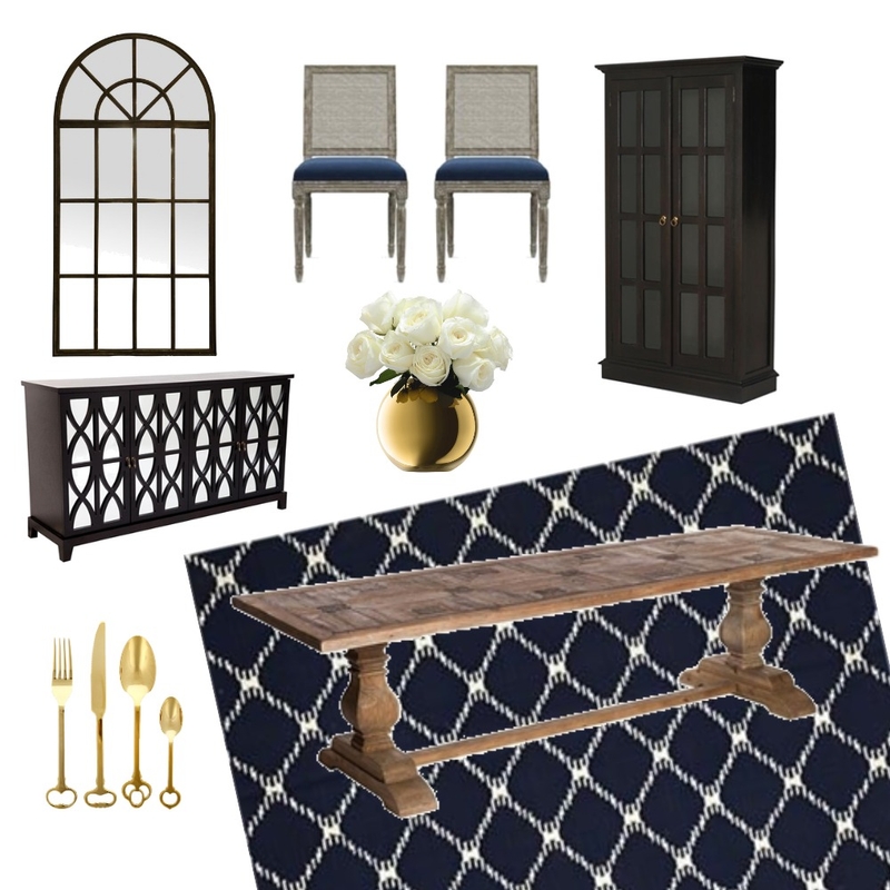 Dining - in blue Mood Board by Yani on Style Sourcebook