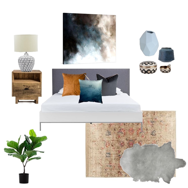 Midnight Blue Mood Board by Haus & Hub Interiors on Style Sourcebook