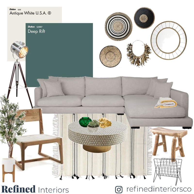 Living 04 Mood Board by RefinedInteriors on Style Sourcebook