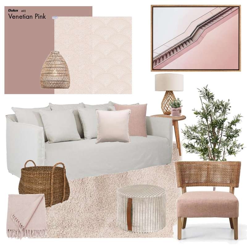 Natural &amp; Blush Mood Board by Thediydecorator on Style Sourcebook