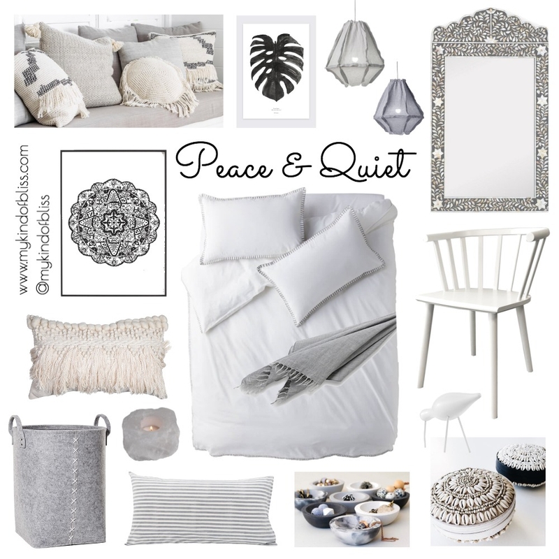 Peace &amp; Quiet Mood Board by My Kind Of Bliss on Style Sourcebook