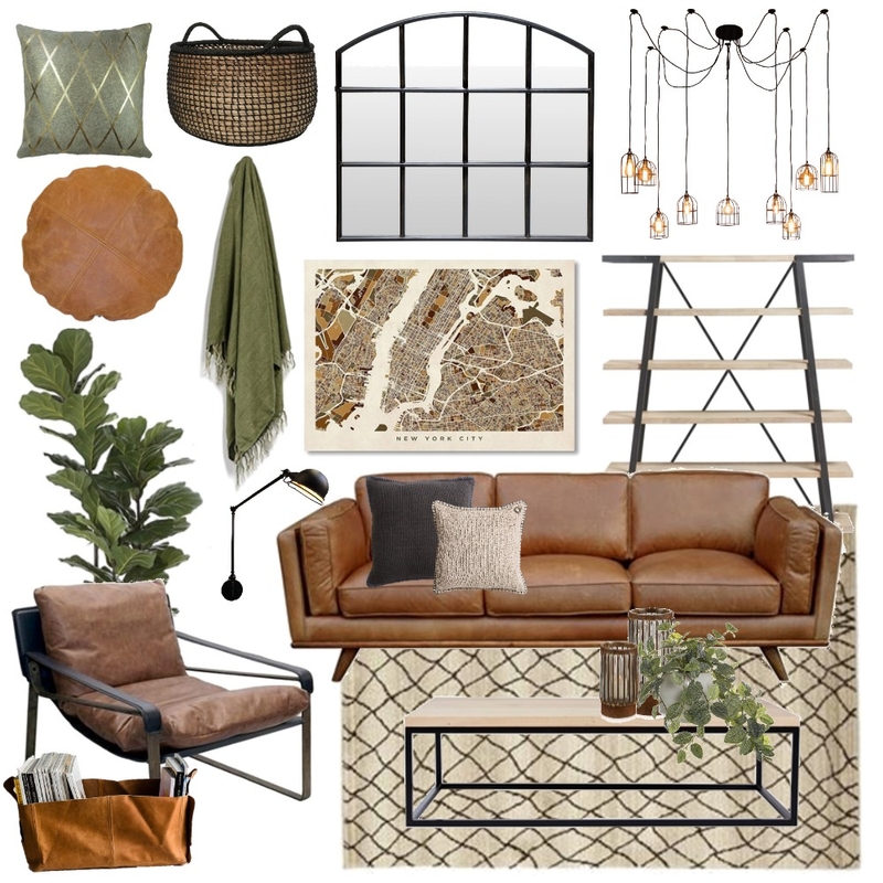 Industrial Mood Board by Thediydecorator on Style Sourcebook