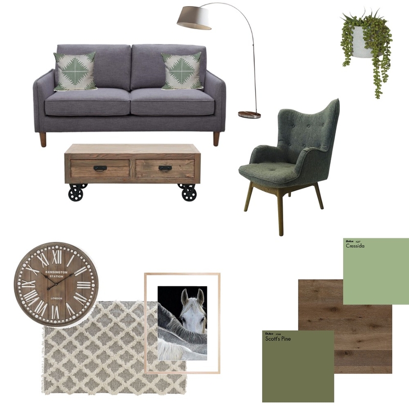 Greys &amp; Greens Mood Board by Myla Brandt on Style Sourcebook