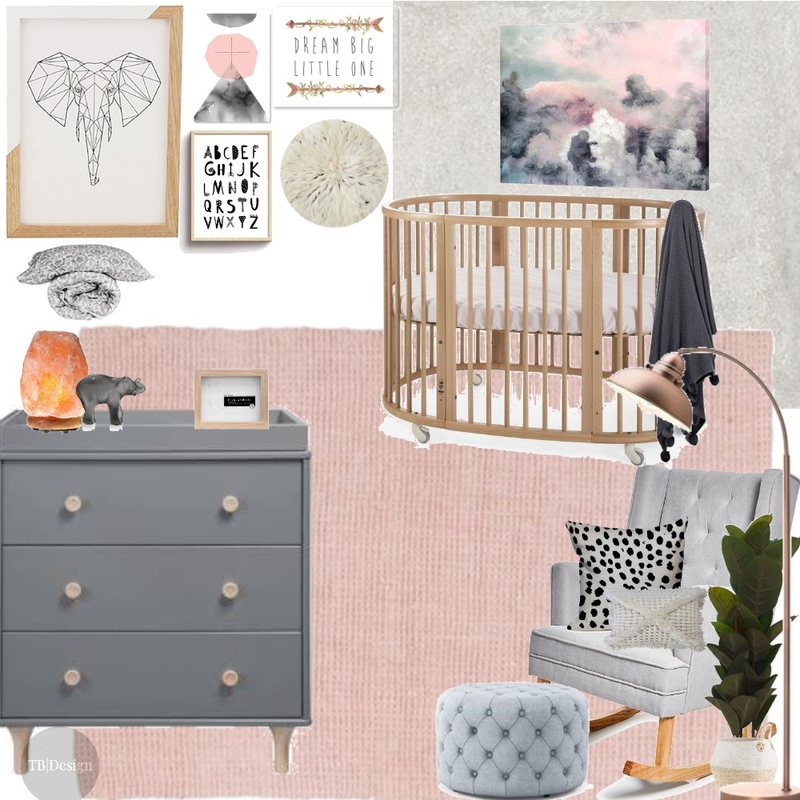 Baby Girl Nursery Mood Board by taylorb on Style Sourcebook