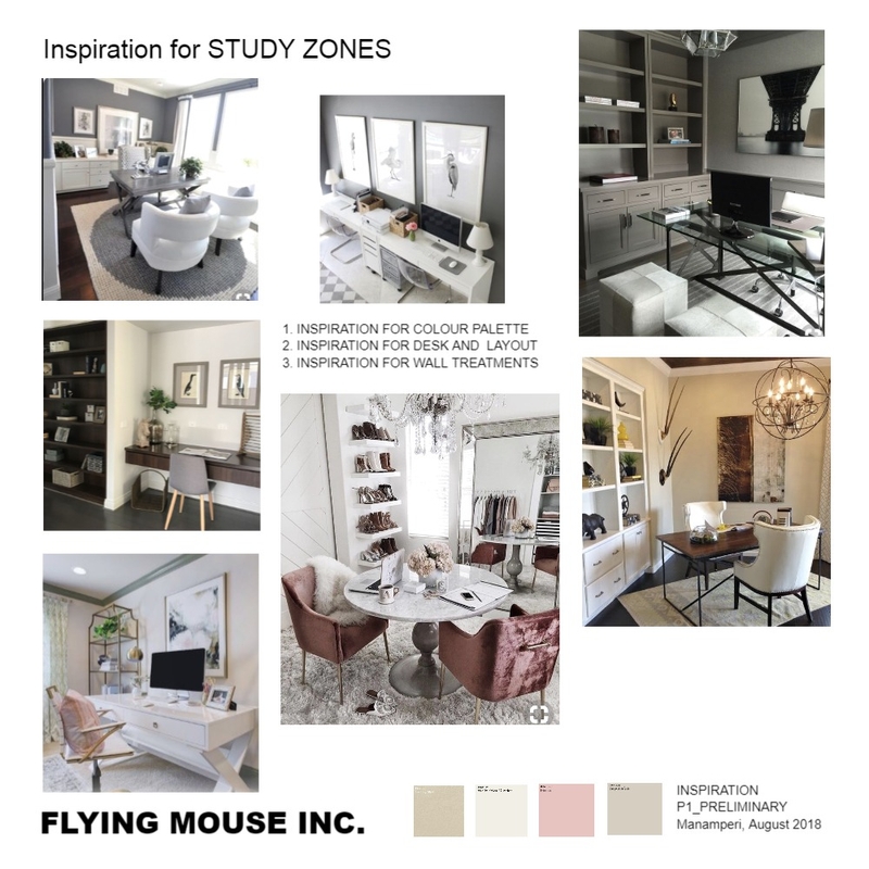 Inspiration for Study Zones Mood Board by Flyingmouse inc on Style Sourcebook