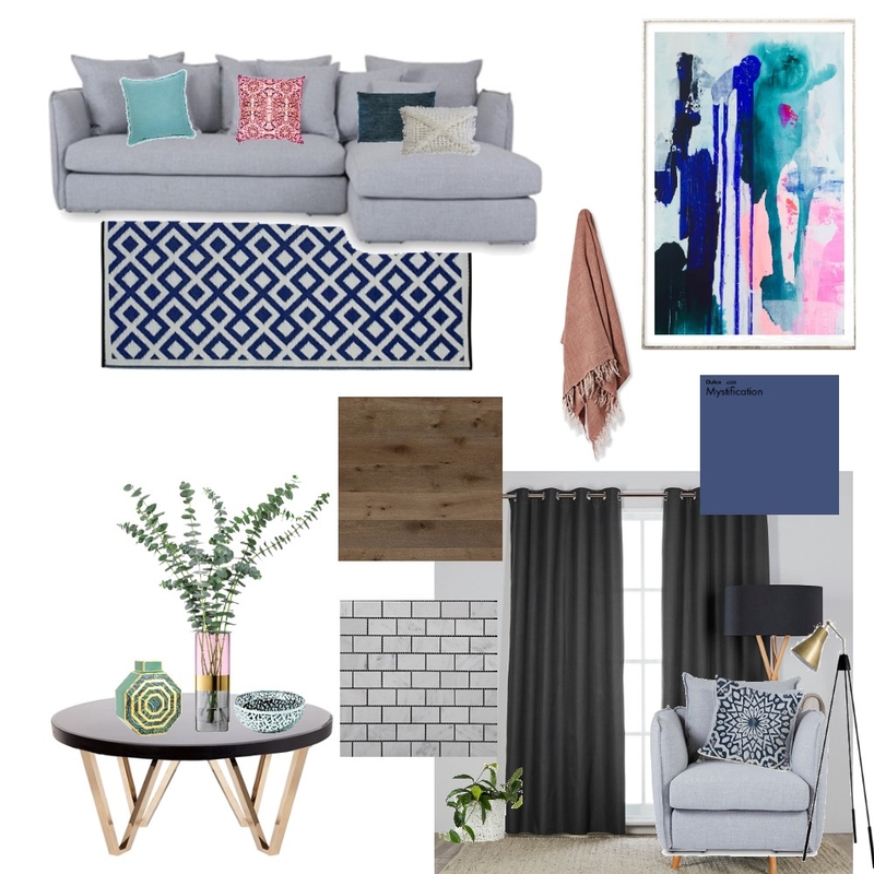 Living Room #1 Mood Board by danakalleske on Style Sourcebook