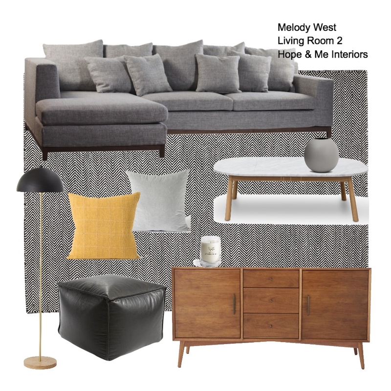 Melody West - Living Room 2 Mood Board by Hope & Me Interiors on Style Sourcebook