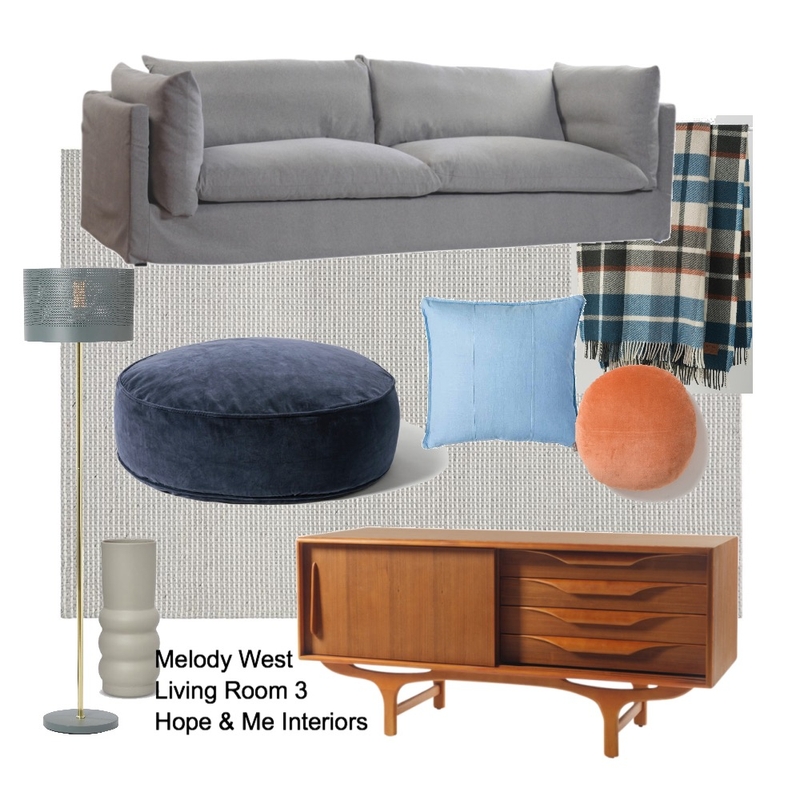 Melody West - Living Room 3 Mood Board by Hope & Me Interiors on Style Sourcebook