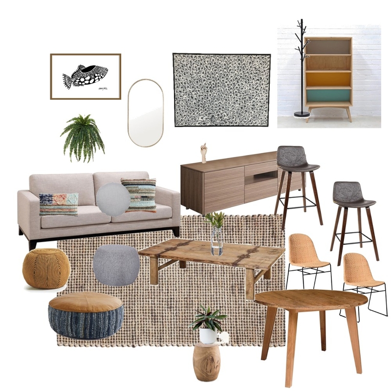 earthy eclectic apartment Mood Board by Amyhat on Style Sourcebook