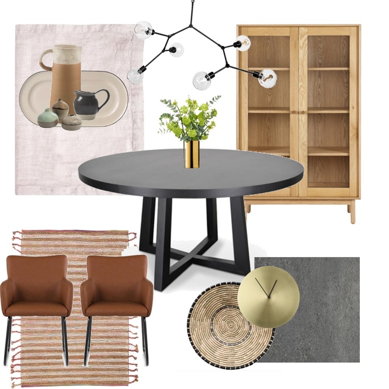 Modern rustic dining room Mood Board by Reka Fabian on Style Sourcebook