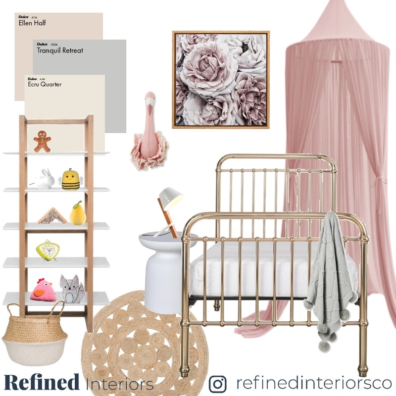 Girls Bedroom 01 Mood Board by RefinedInteriors on Style Sourcebook