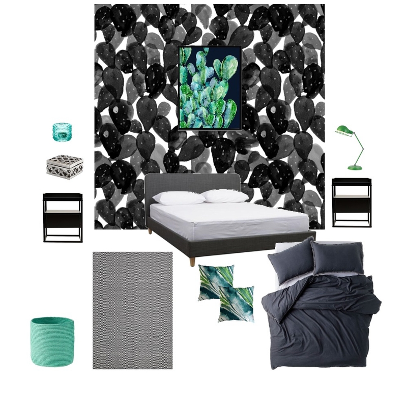 His zodiac sign is Cactus Mood Board by azzadezign on Style Sourcebook