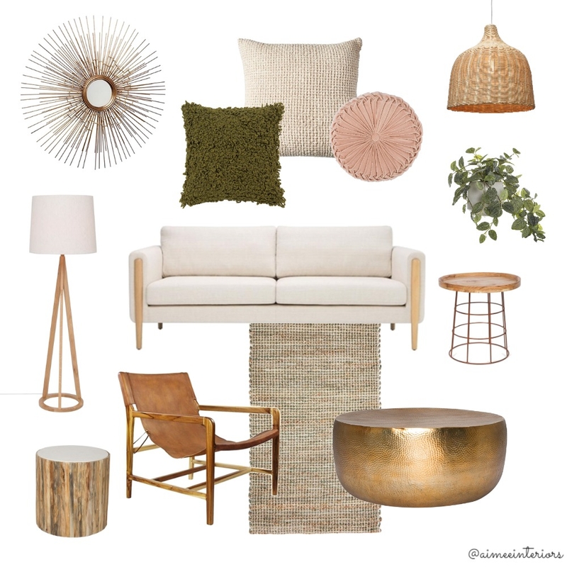Summer Lounge Mood Board by Amy Louise Interiors on Style Sourcebook