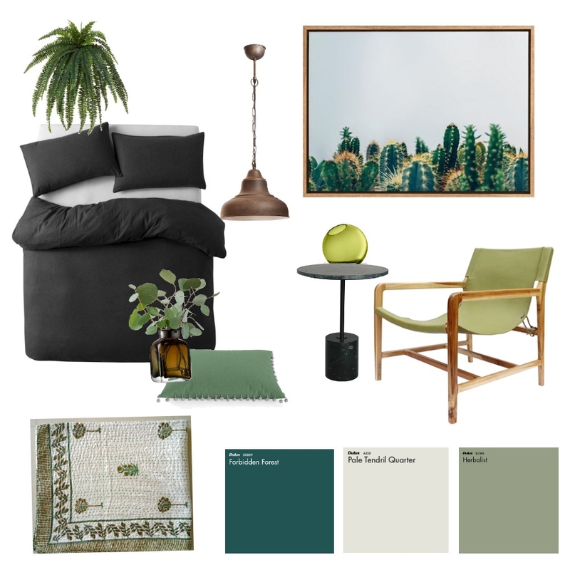 50 grades of green Mood Board by Blu Interior Design on Style Sourcebook
