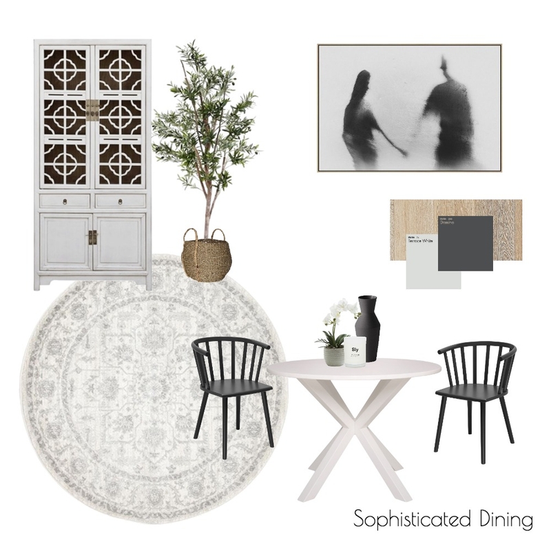 Sophisticated Dining Mood Board by Eliza Grace Interiors on Style Sourcebook