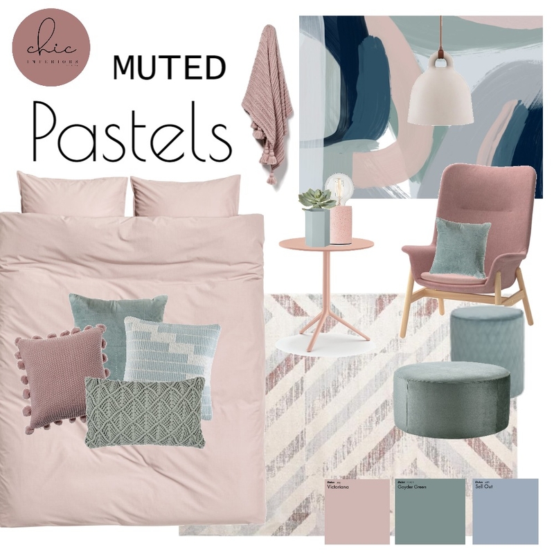 MUTED Pastels Mood Board by ChicDesigns on Style Sourcebook