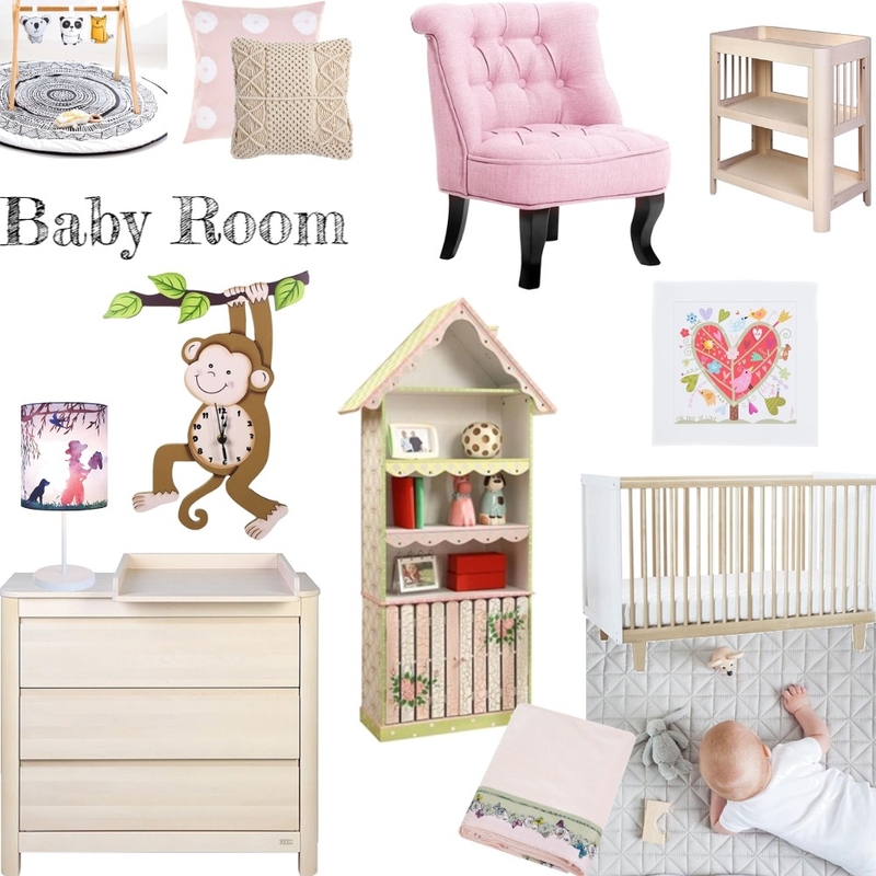 Babyroom Mood Board by Volha Interiors & Staging on Style Sourcebook