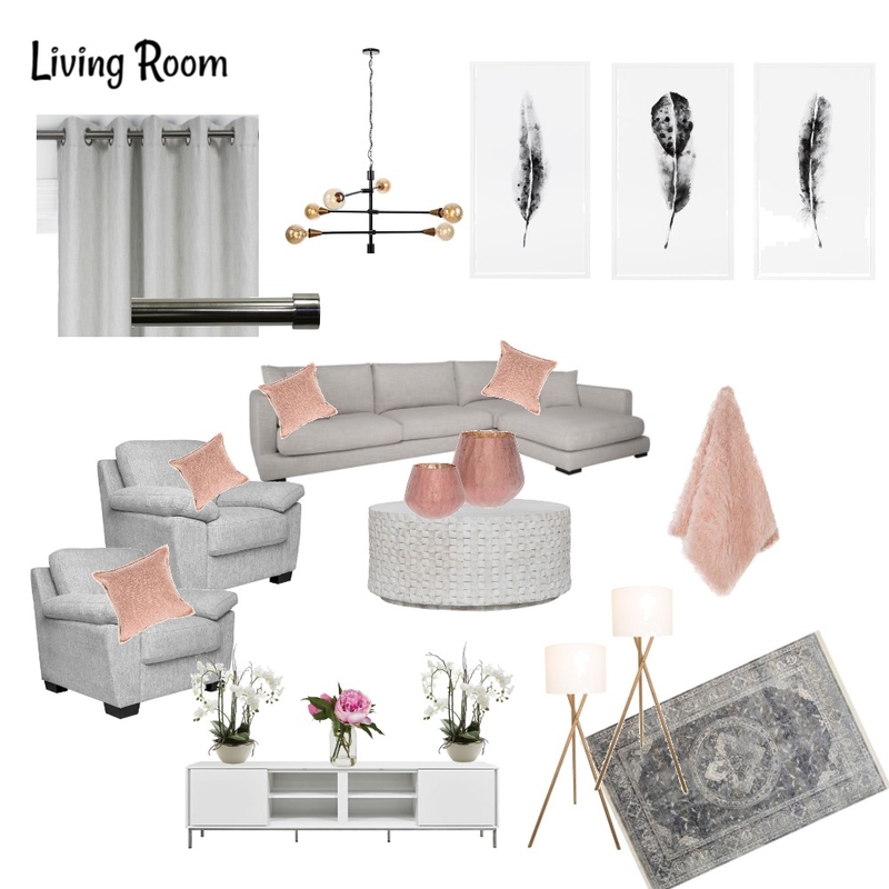 Living Room Assignment 10 Mood Board by CharleneVanHeerden on Style Sourcebook