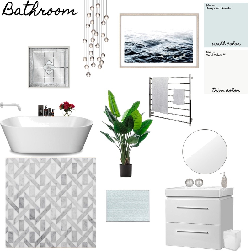 Bathroom Mood Board by sophisticatedskydesign on Style Sourcebook