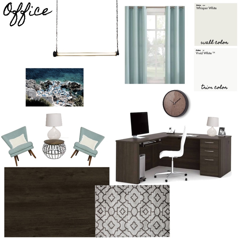 Office Mood Board by sophisticatedskydesign on Style Sourcebook