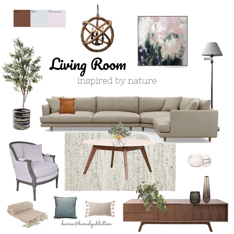 Living room Mt Waverley Mood Board by HomelyAddiction on Style Sourcebook