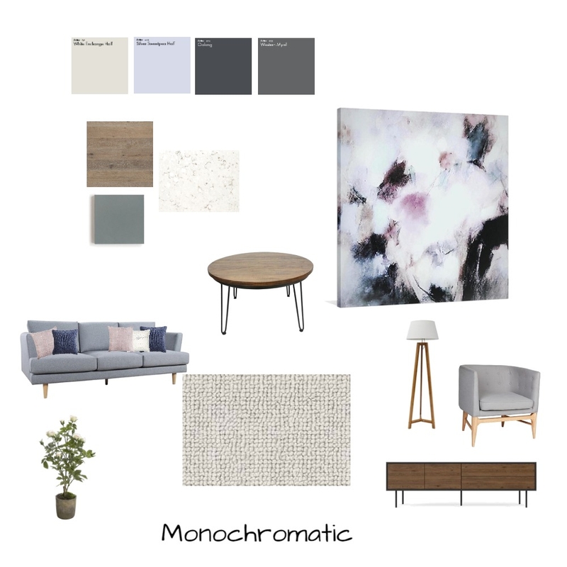 Monochromatic Mood Board by dbooth0550 on Style Sourcebook