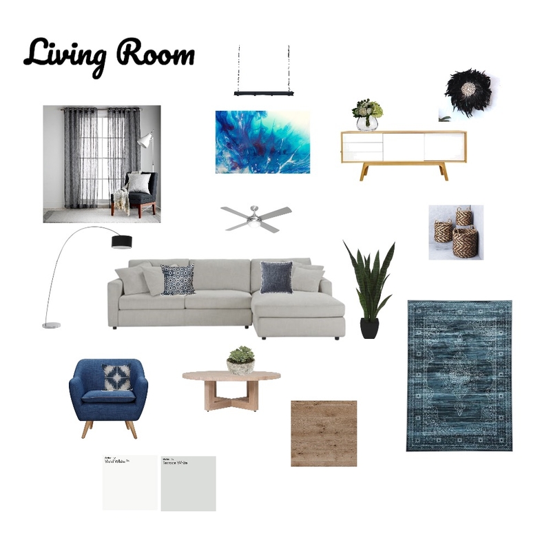 Living Room Mood Board by Mingle on Style Sourcebook