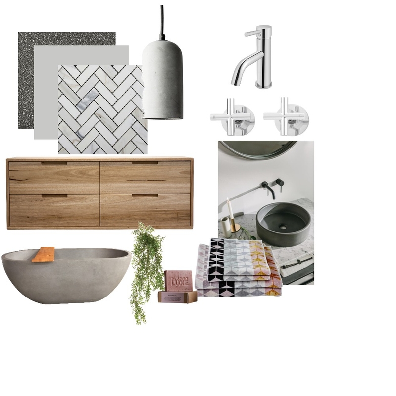 Bathroom Mood Board by The Cali Design  on Style Sourcebook