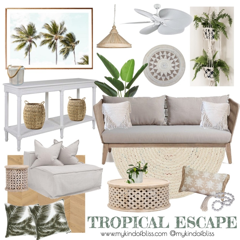 Take Me to the Tropics Mood Board by My Kind Of Bliss on Style Sourcebook
