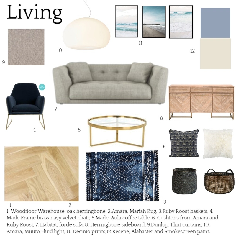 Living Room 1 Mood Board by RoisinMcloughlin on Style Sourcebook