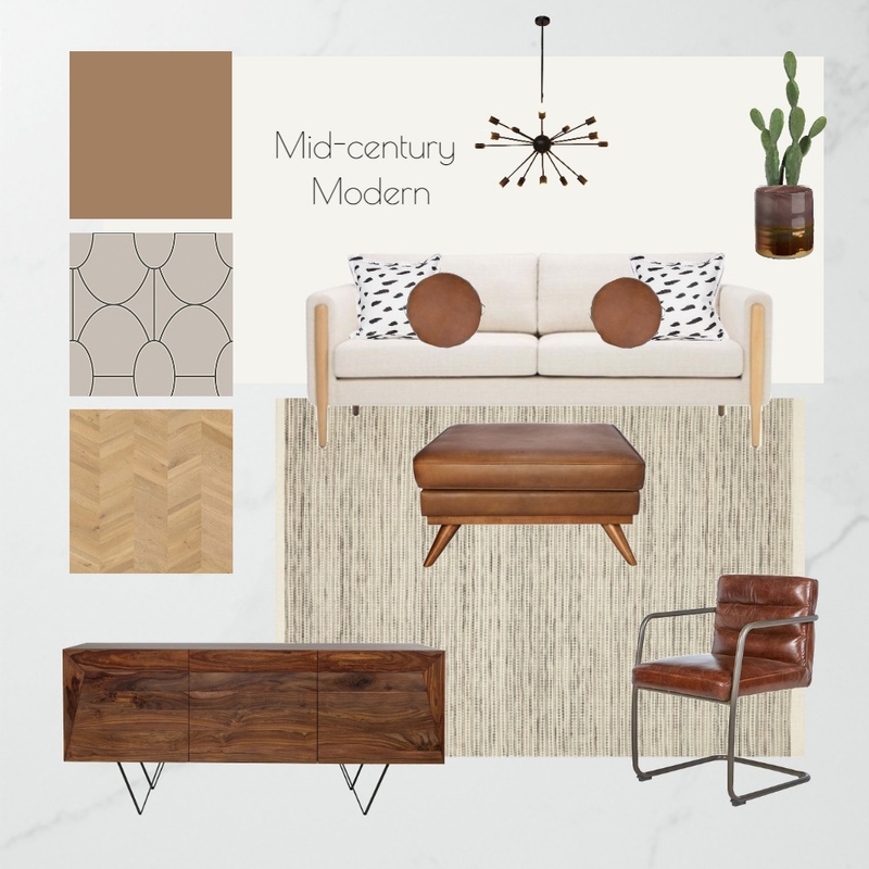 Mid-century Modern Mood Board by amhalling on Style Sourcebook