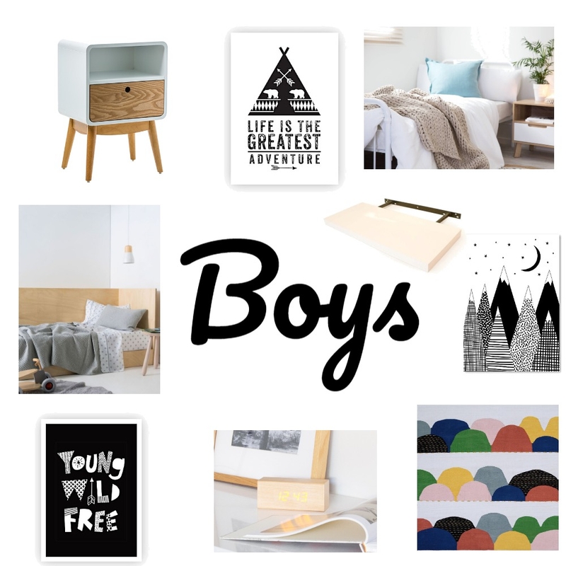 Boys Bedroom Mood Board by StagingbyDesign on Style Sourcebook