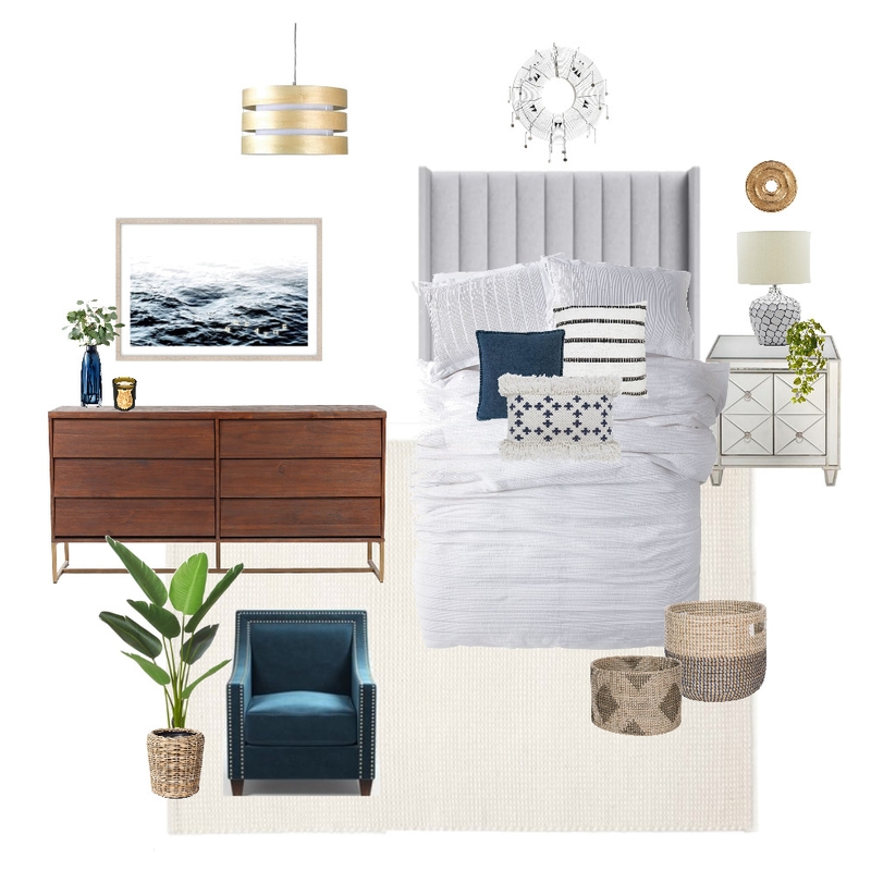 Hampton's Master Bedroom Retreat Mood Board by JessicaFloodDesign on Style Sourcebook