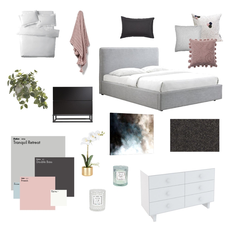 Bedroom Mood Board by destinee on Style Sourcebook