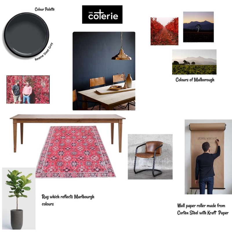 The Coterie Mood Board by Jennysaggers on Style Sourcebook