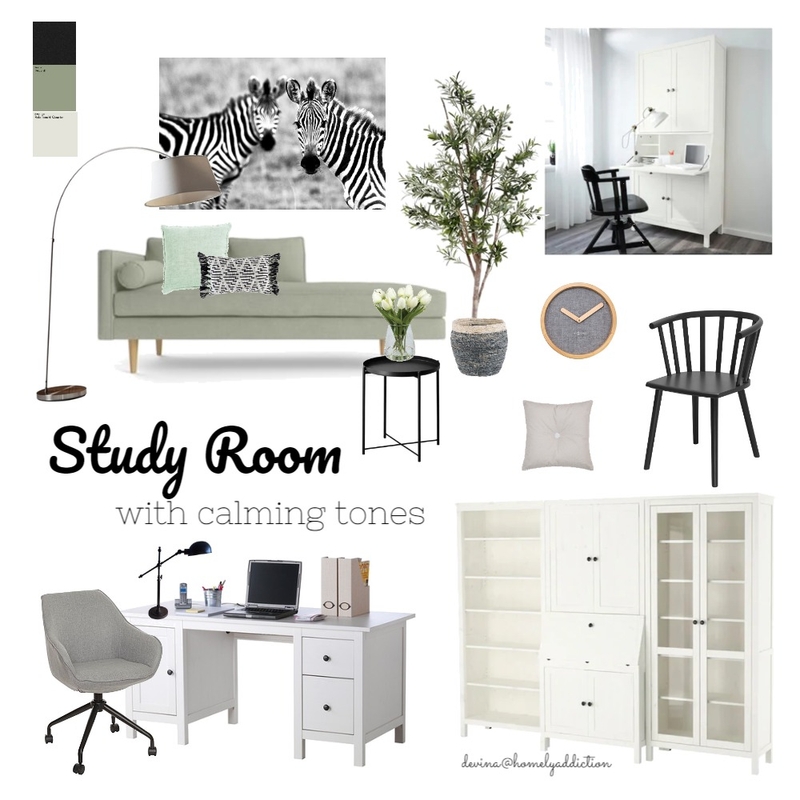 Study room Mood Board by HomelyAddiction on Style Sourcebook