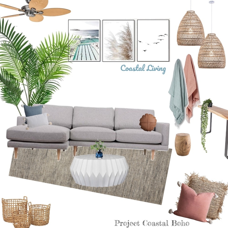 Lounge Room Mood Board by Project Coastal Boho on Style Sourcebook