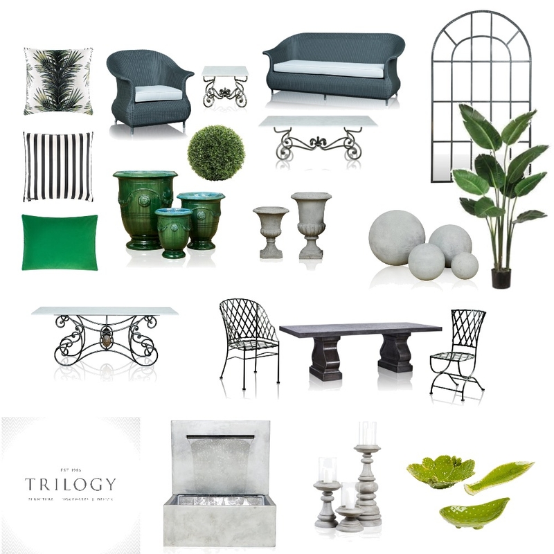 Tropical Accents Mood Board by Trilogy on Style Sourcebook